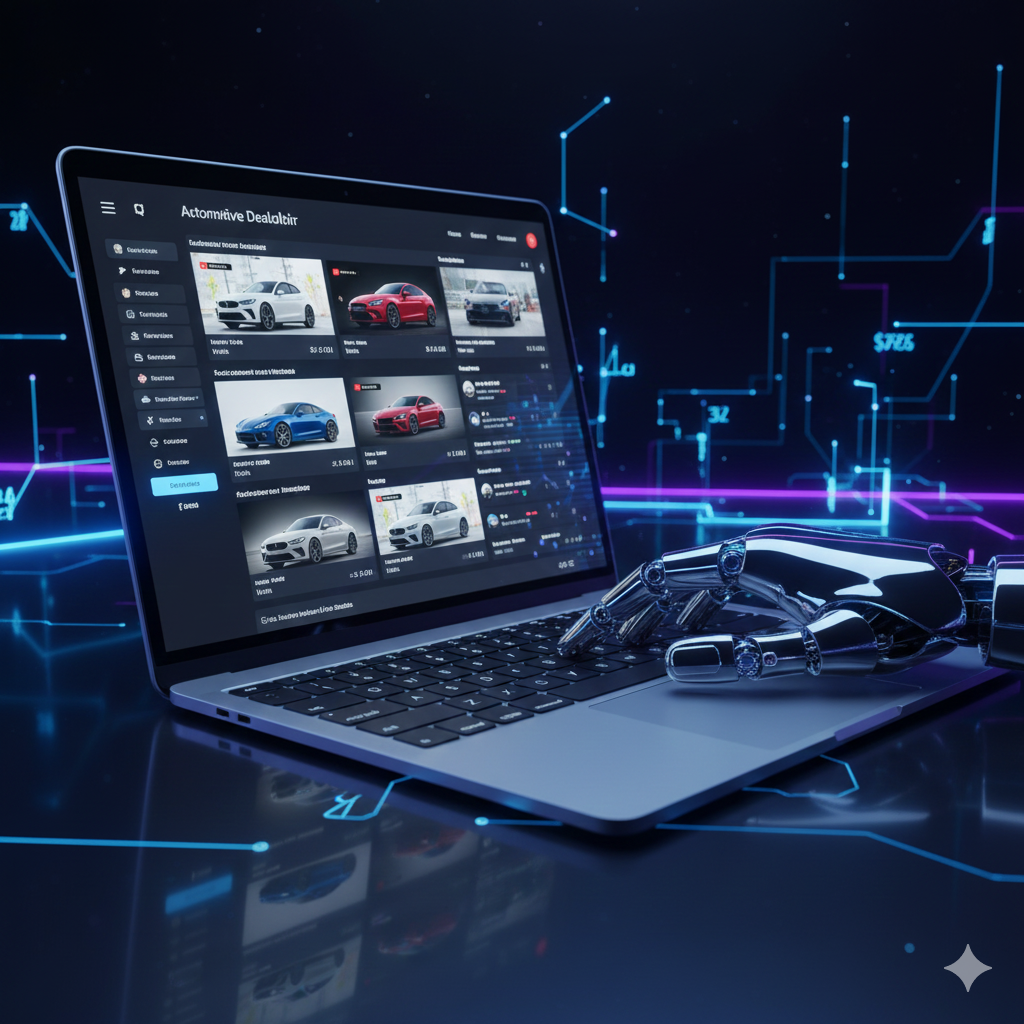 KI-Roboter schreibt Fahrzeugbeschreibungen