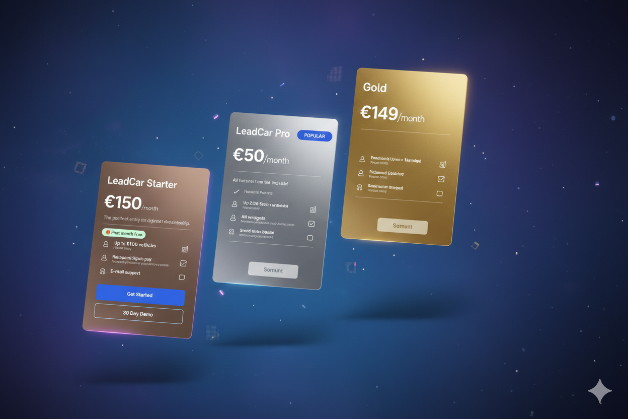 Transparente Preise ab 150 Euro pro Monat